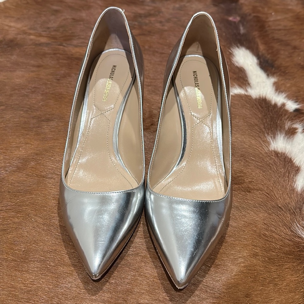 Nicholas Kirkwood Silver Heels